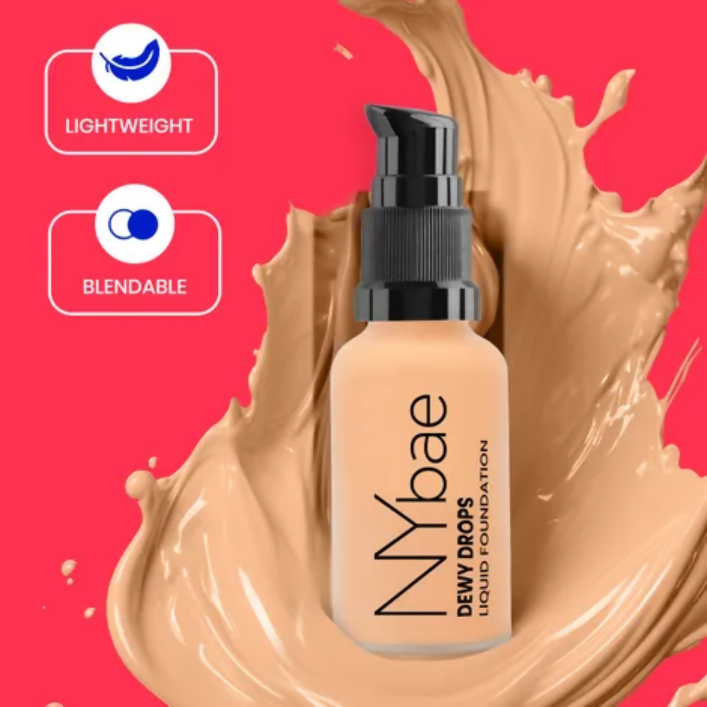 NY Bae Dewy Drops Foundation - Flat White 01
