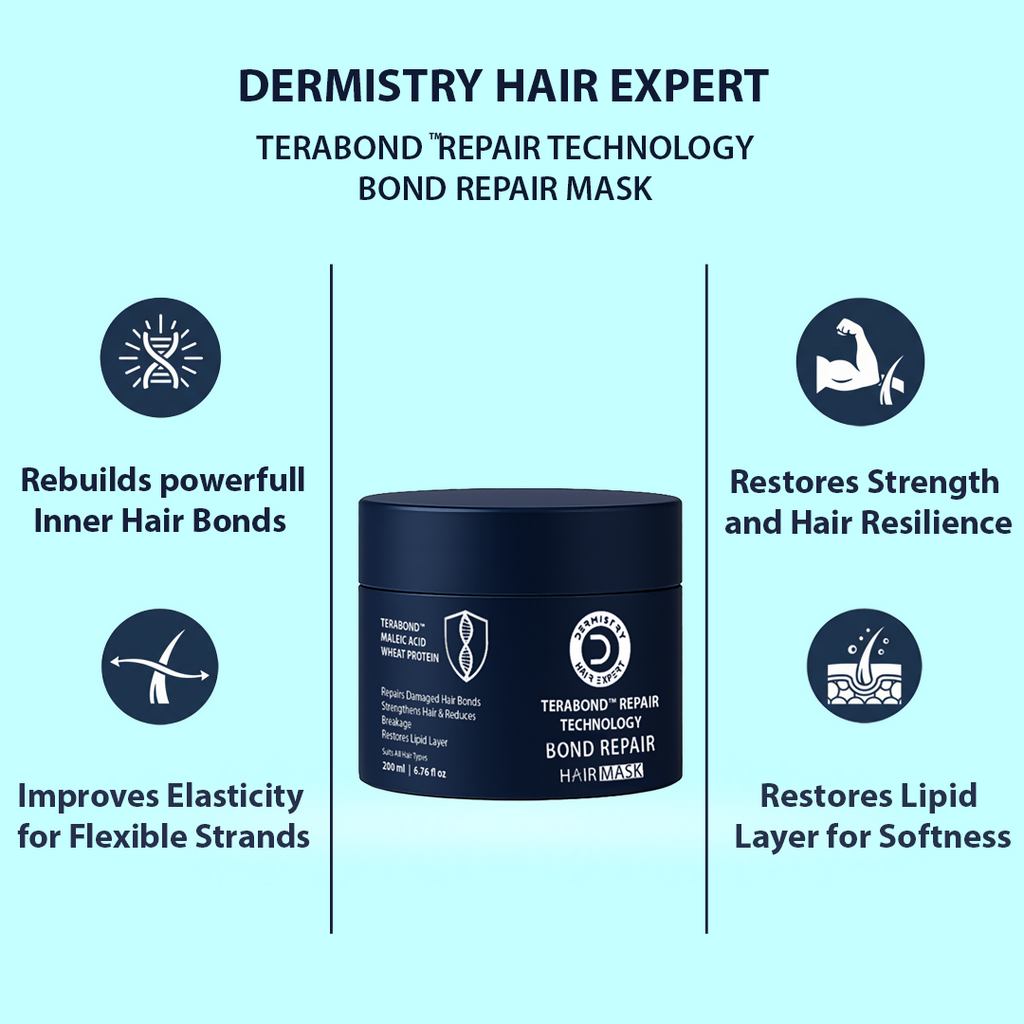 Dermistry Bond Repair Hair Mask with TeraBond Maleic Acid & Protein - Distacart