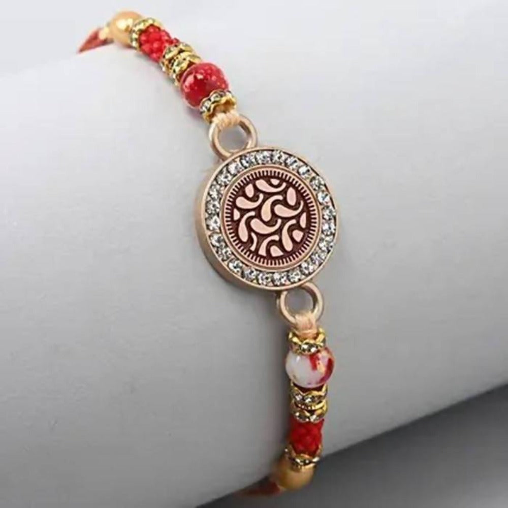 Meenakari Work Rakhi & Silk Chocolate Online