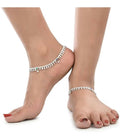 Joban Fashion Silver Copper Anklet For Girl - Distacart