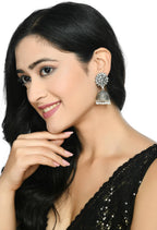Mominos Fashion Joharkamal Kundan work Jhumka with White Beads - Distacart