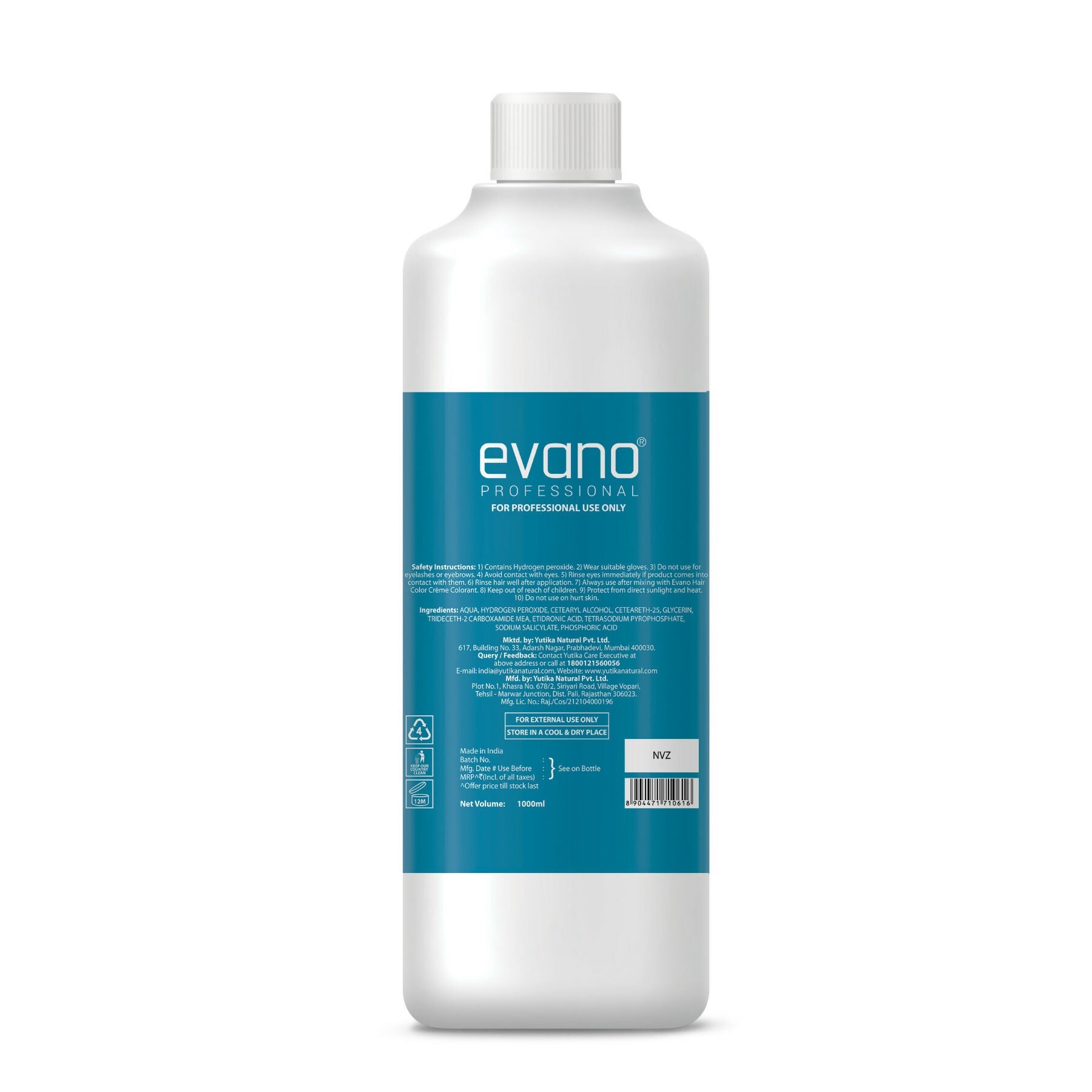 Evano Professional Developer For Hair Colour|Perfect For Women & Men Hair Color