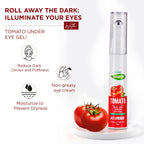 VI-JOHN Prakritik Tomato Under Eye Gel, Reduces Dark Circles, Puffiness,Fine Lines 100% Bioactives - Distacart