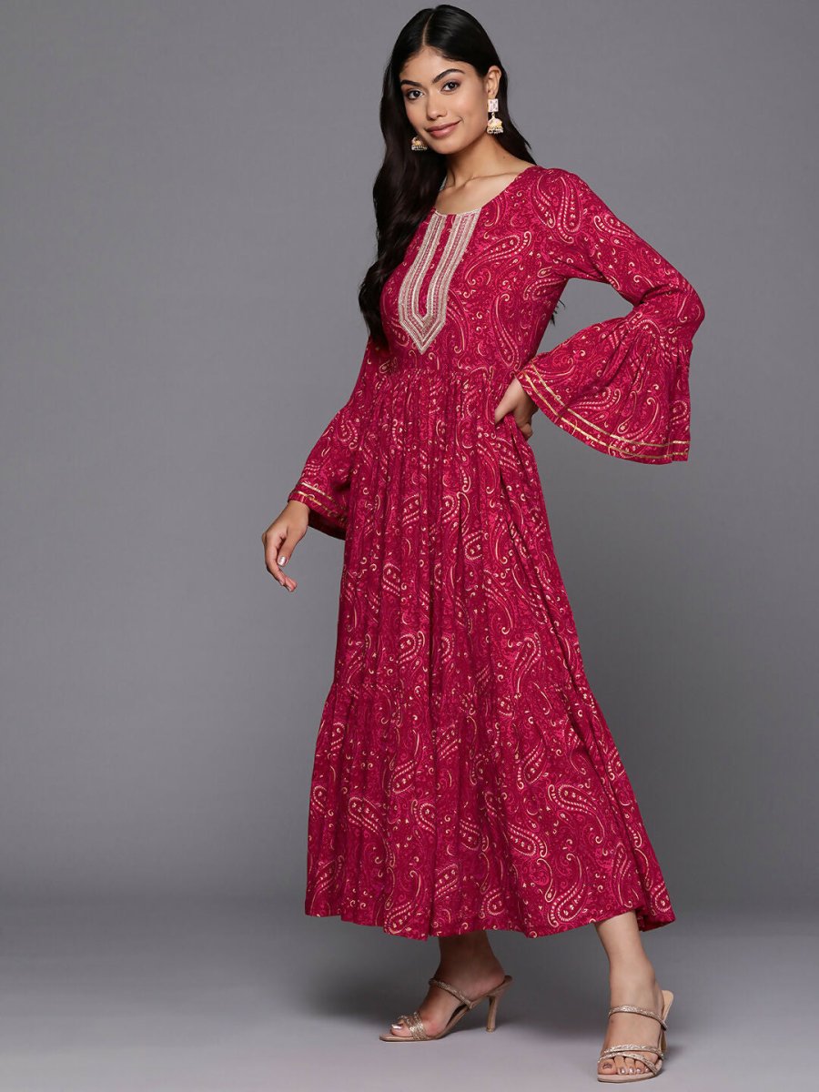 Ahalyaa Women's Traditional wear Lehnga Choli - Red