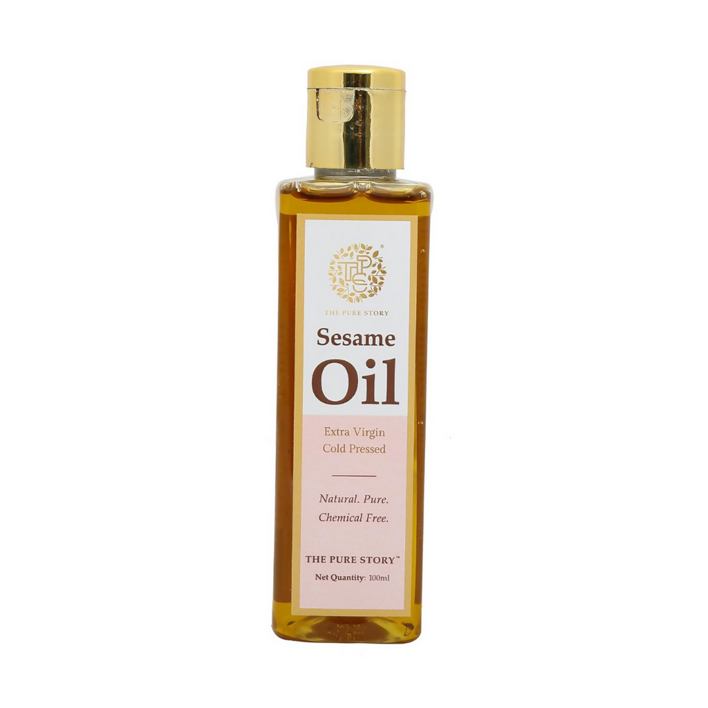 The Pure Story Natural Cold Pressed Oil for Hair & Skin with Seasame - Distacart