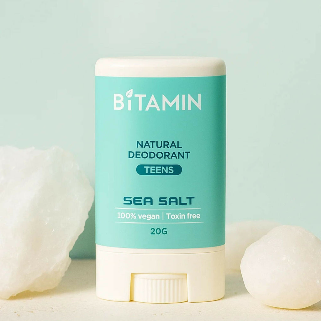 Bitamin Natural Strawbeary, Seasalt, Deodorant Teens