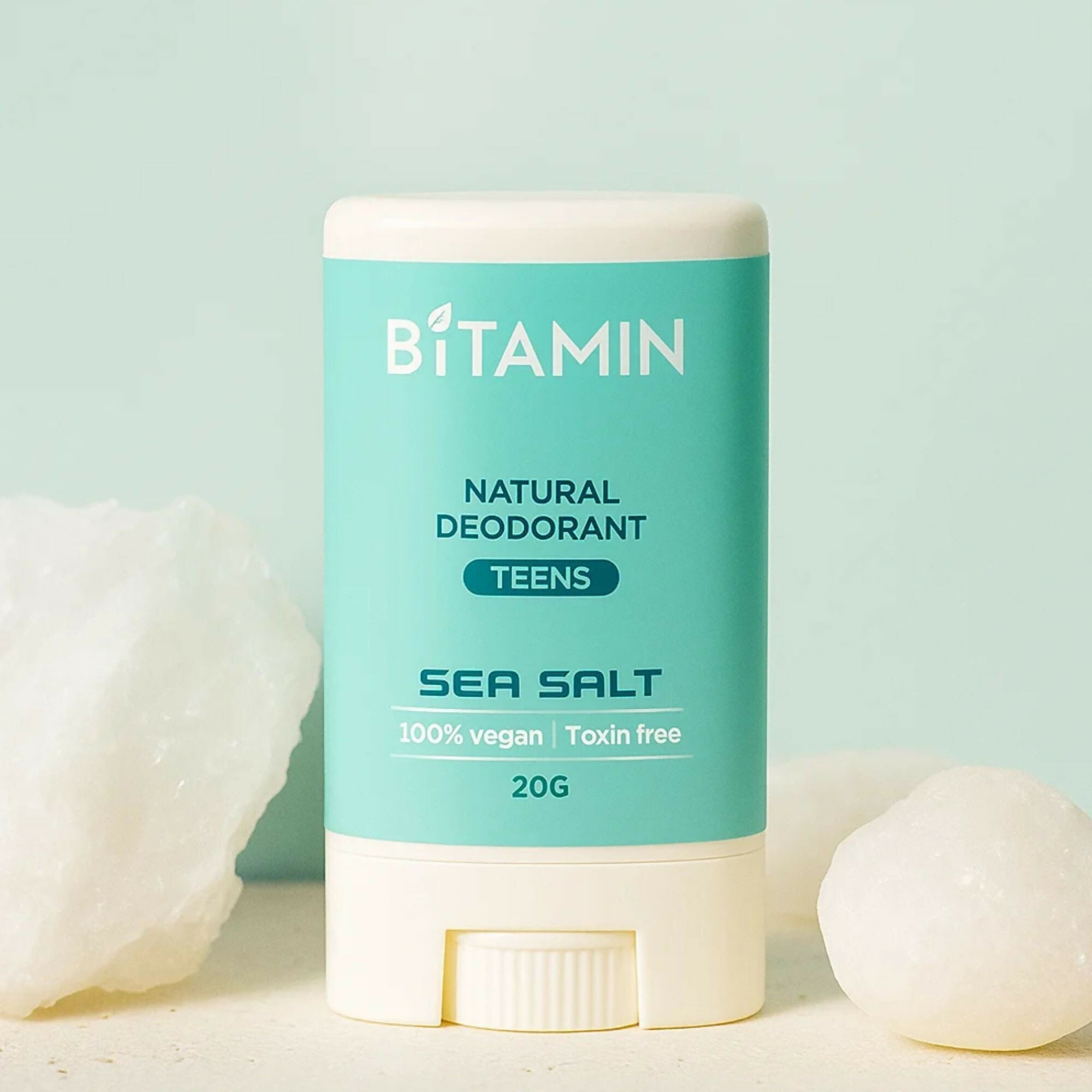 Bitamin Natural Strawbeary, Seasalt, Deodorant Teens