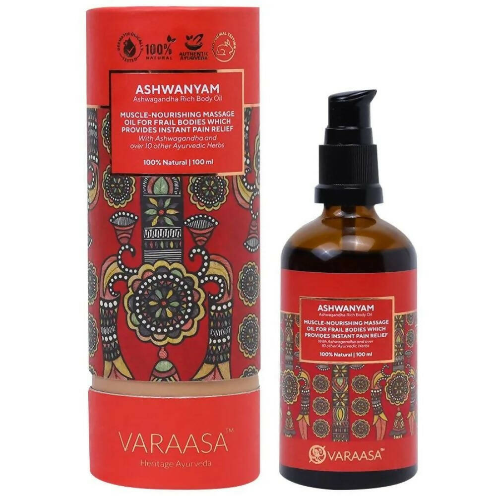 Varaasa Ashwanyam Ashwagandha-Rich Body Oil