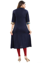 Snehal Creations Designer Rayon Long Kurti With Embroidery - Distacart