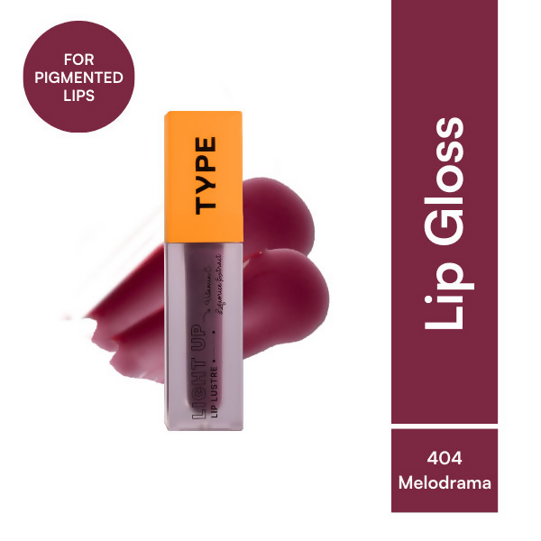 Type Beauty Light Up Lip Luster - Melodrama 404