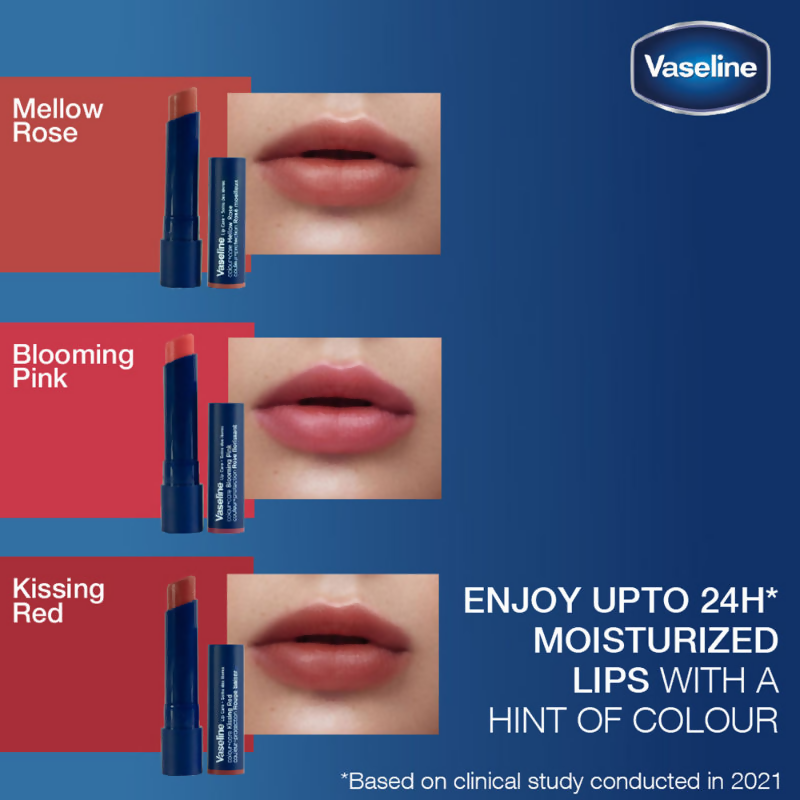 Vaseline Lip Care Colour + Care Tinted Lip Balm Stick - Mellow Rose - Distacart
