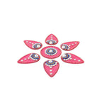 Kundan HandiKrafts Drop Rangoli Red (Baby) - Distacart