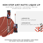 Kiro Airy Matte Liquid Lipstick - Pink Pepper (Soft Berry)