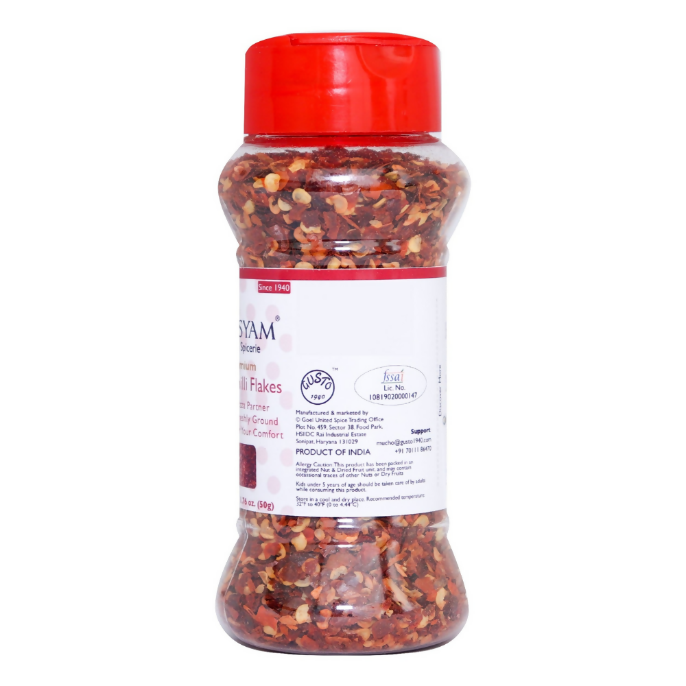 Tassyam Organics Chili Flakes and Oregano