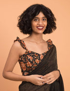 Suta Black Woven Zari Striped Pure Handloom Cotton Saree - Distacart