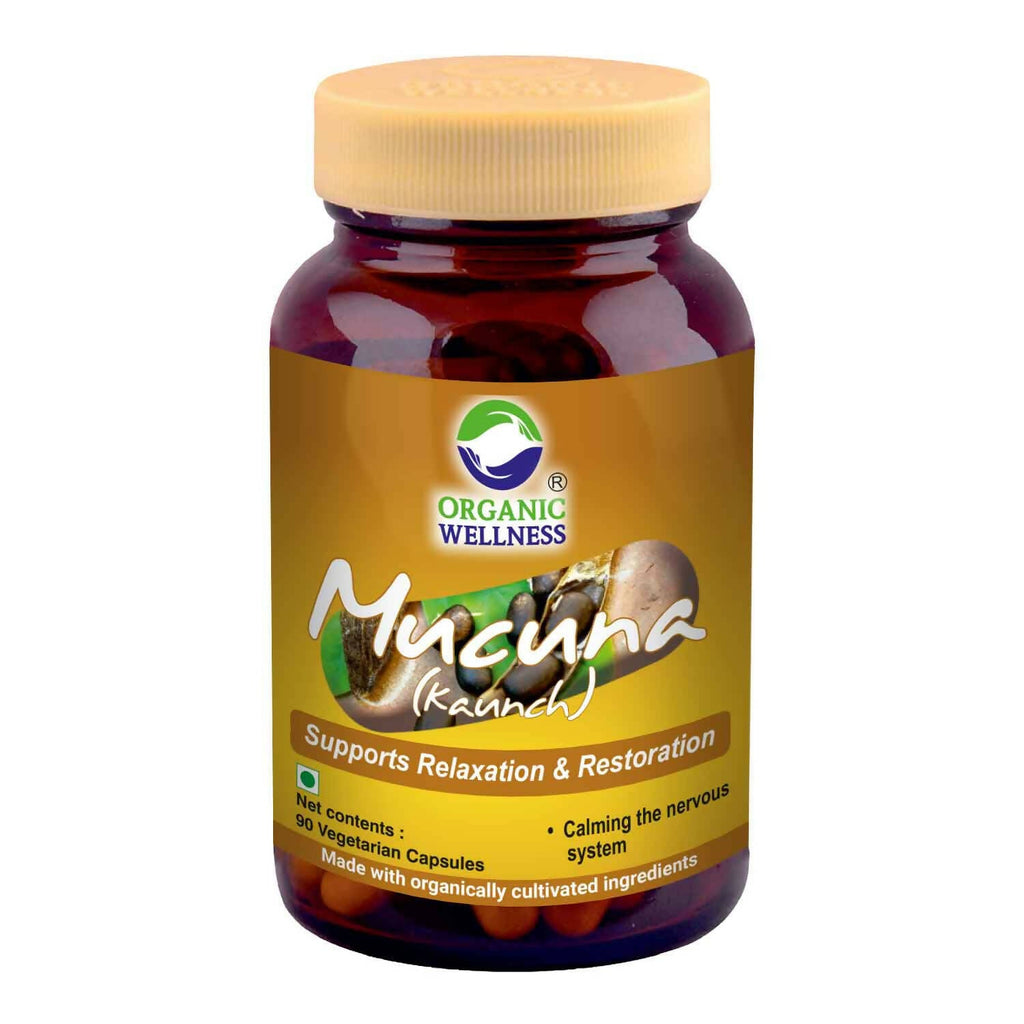 Organic Wellness Mucuna Kaunch Vegetarian Capsules - Distacart