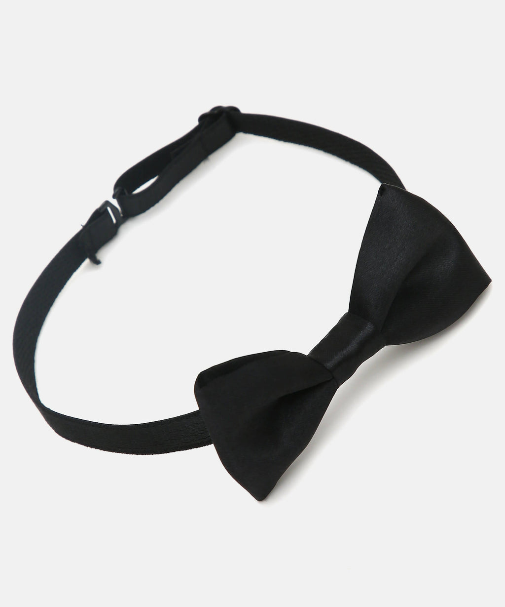 Manet Boys Solid Single Layer Bow -Black