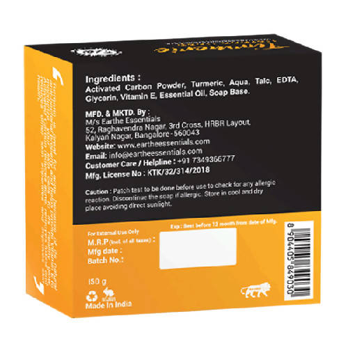 Earthe Essentials Premium Turmeric Soap