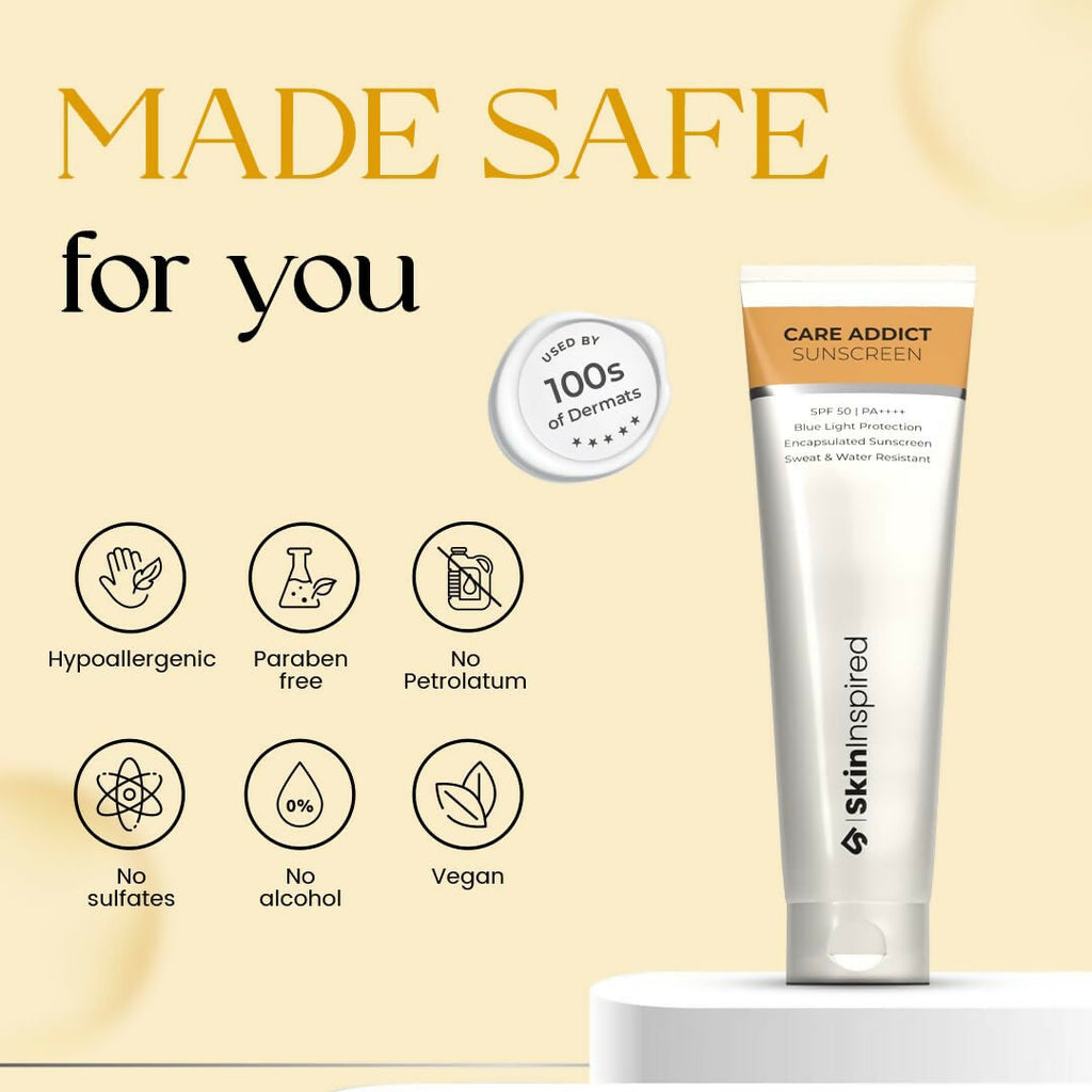 SkinInspired Care Addict Encapsulated SunscreenSPF 50 For Dry Skin With Pa++++ - Distacart