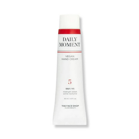 The Face Shop Non-Greasy Vegan Hand Cream - Midnight Street With Hyaluronic Acid