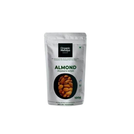 Organic Mandya Almond (Roasted & Salted)