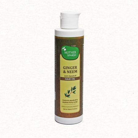 Mother Sparsh Ginger & Neem Anti-Dandruff Hair Oil
