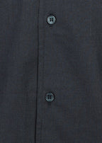 Fabmade Midnight Black Cuban Collar Shirt