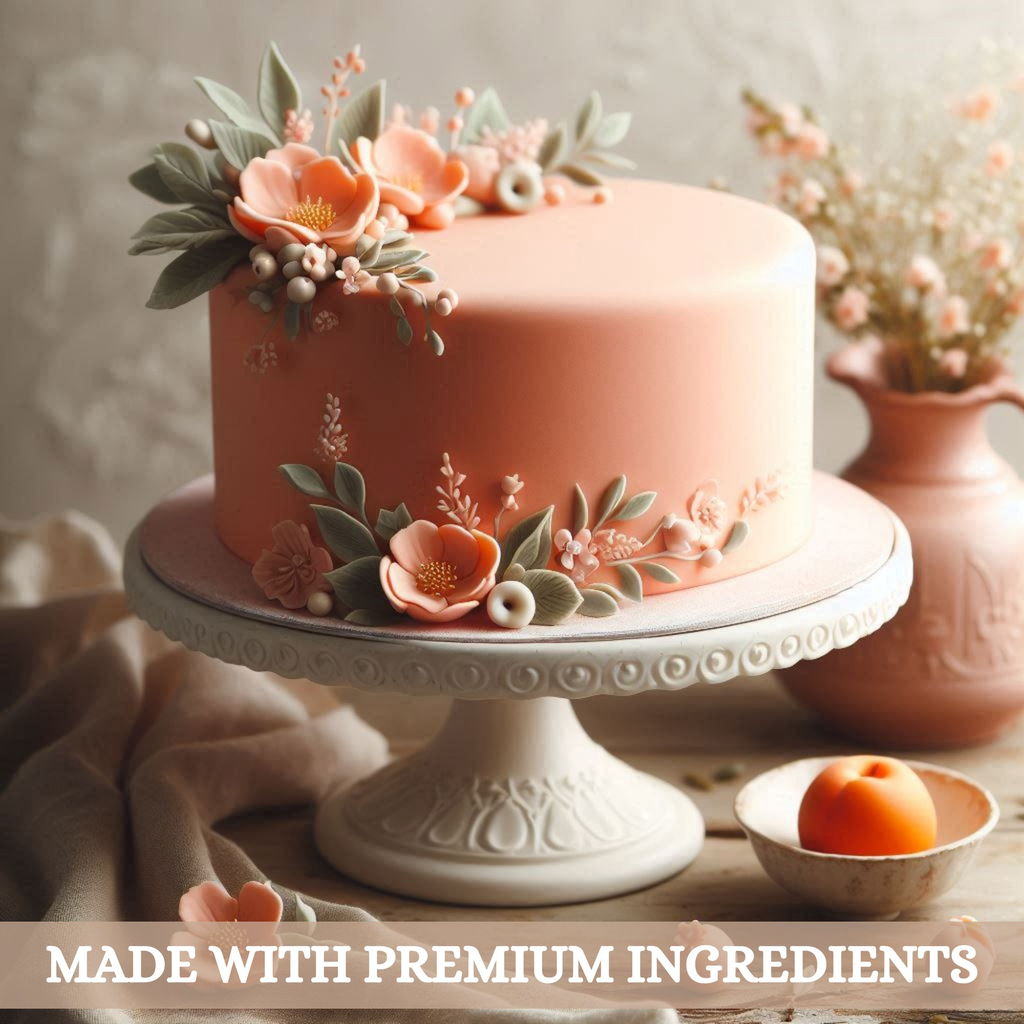 peach sugarpaste 250 gms