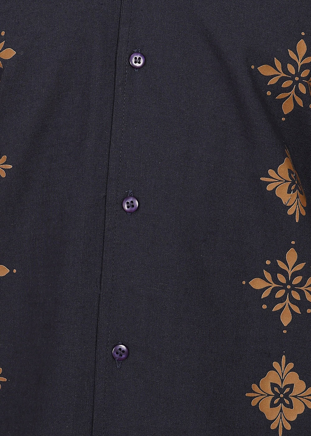 Fabmade Midnight Bloom Printed Shirt