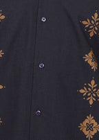 Fabmade Midnight Bloom Printed Shirt