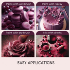 confect merlot mauve luster dust br b 5 gms b