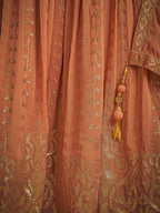 Myra Apricoat Real Georgette Designer Gown Style Suit - Distacart