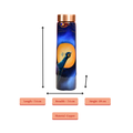 Sowpeace Peacock Moonlit Copper Bottle - Distacart