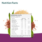 OZiva Organic Plant Protein For Everyday Fitness Nutrition Fact
