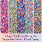confect rainbow magic sprinkles mix colourful celebration sprinkles for cake decor 140 gms rainbow sprinkles 02