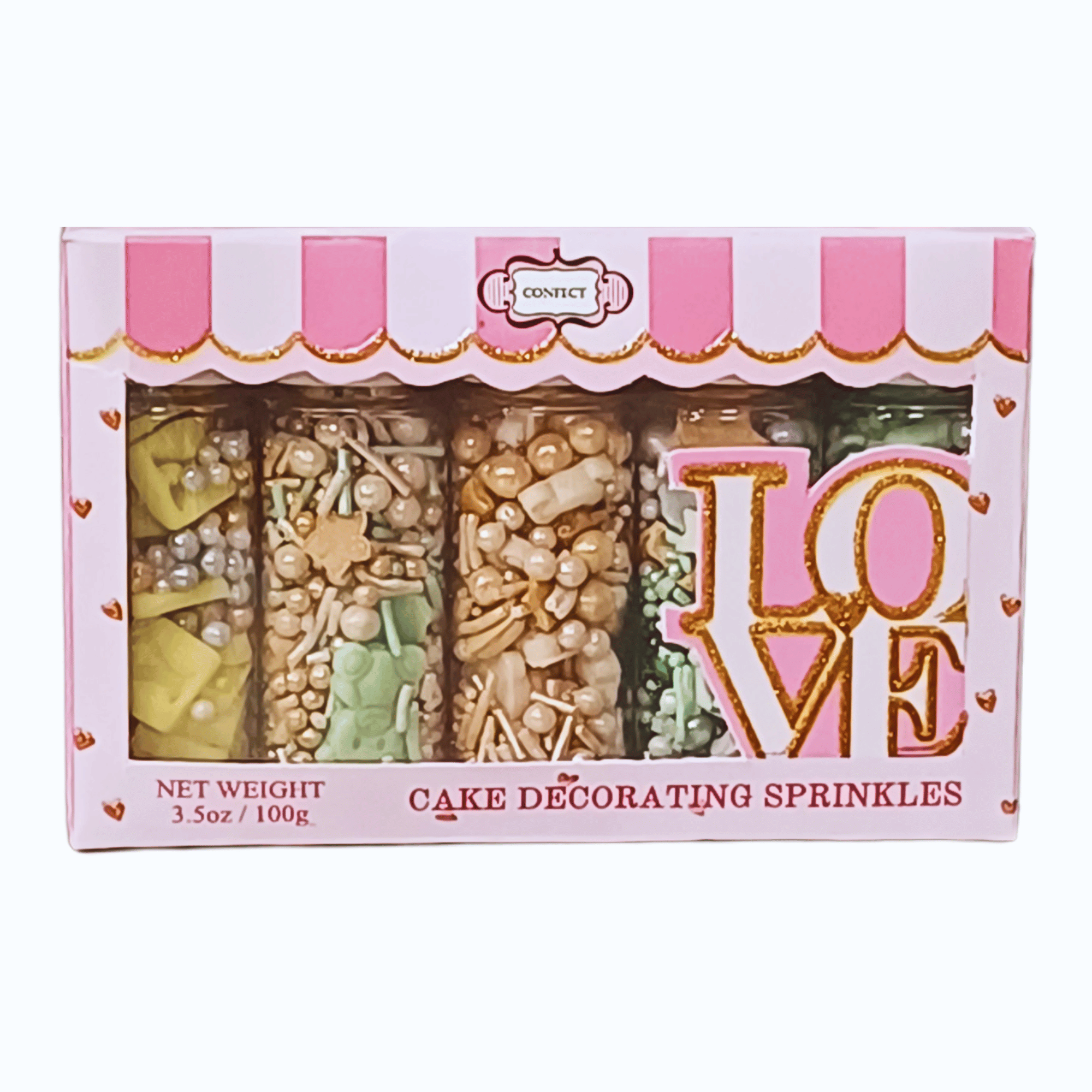 confect baby shower sprinkles gender reveal sprinkles pack of 5 baby shower 02