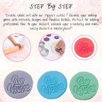 confect toppers cutters congratulations topper cutter bon voyage