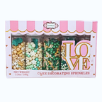 confect baby shower sprinkles gender reveal sprinkles gold silver mint green pearl dragees pack of 5 baby shower 09