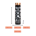 Sowpeace Noir Abstract Copper Bottle - Distacart