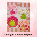 confect celebration toppers for cakes cupcakes celebration toppers for cupcake cake decoration 100gms ct 08