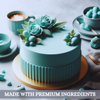 teal fondant edible sugarpaste 1kg
