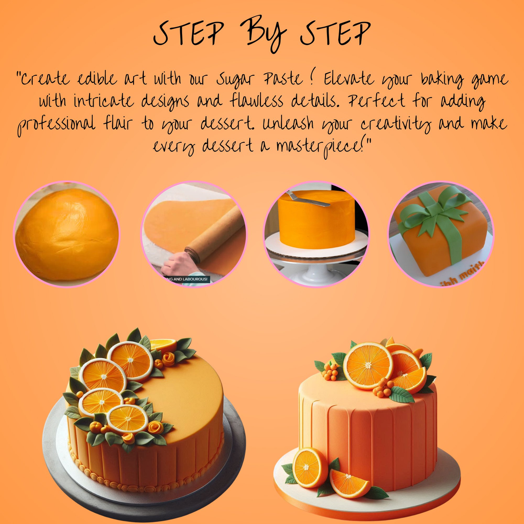 confect citrus orange sugarpaste br b 1 kg b