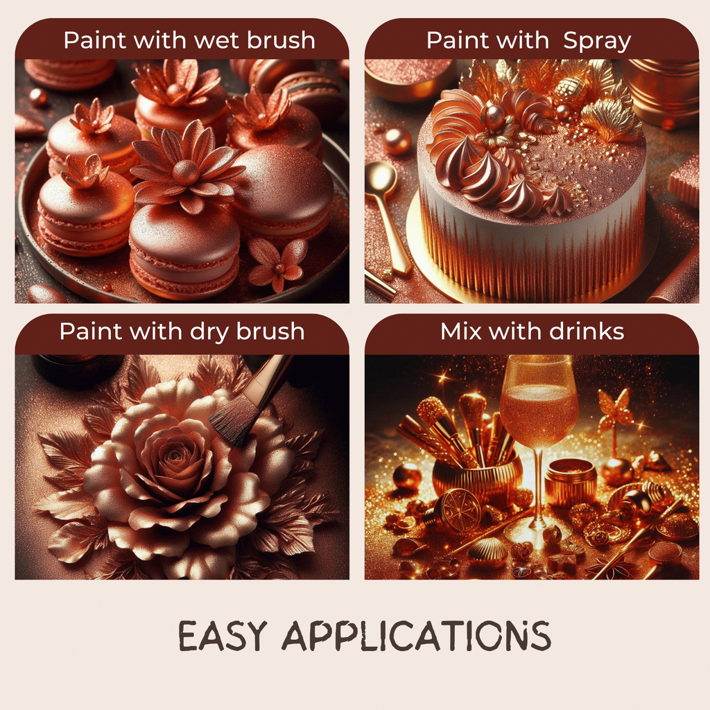 confect flaming copper luster dust br b 5 gms b