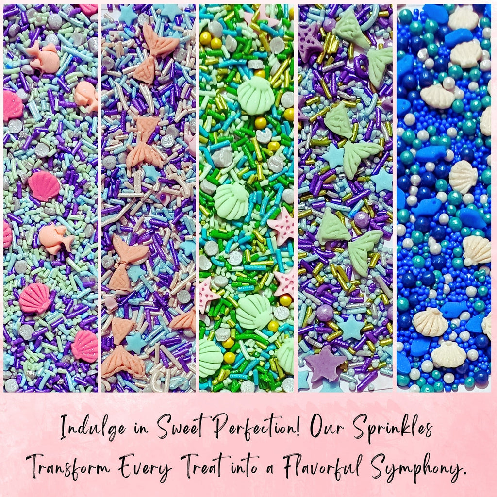 under the sea sprinkles for decorations 10 100 gm