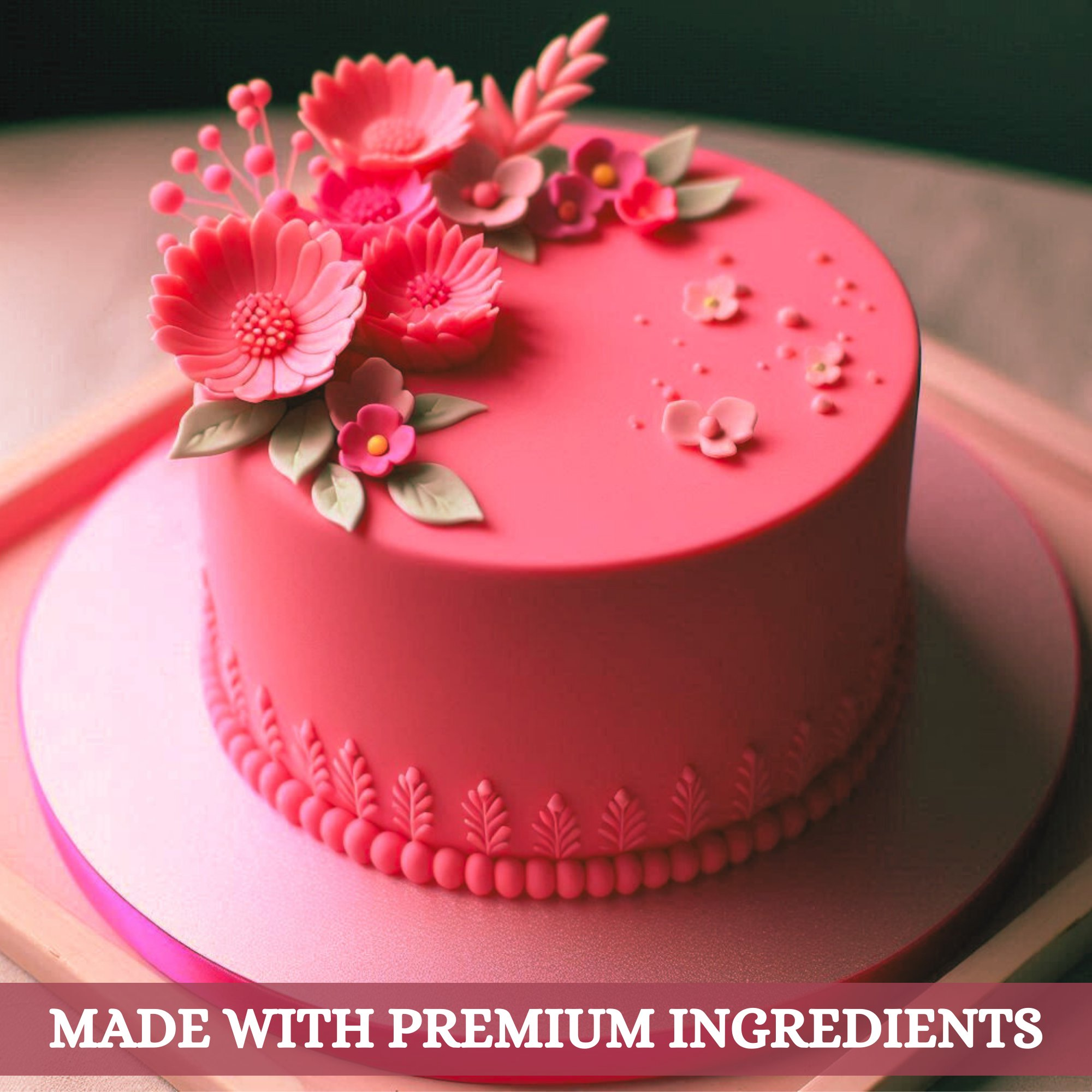 confect melon pink sugarpaste br b 250 gms b