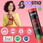 BOOSTIQ Apple Cider Vinegar Effervescent Tablets - Watermelon Flavour