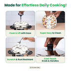 The Indus Valley Premium Stainless Steel idlipot regular with mini idli plates-(3+1) Idli/ Momo Maker/  Veg Steaming Set, Tri-ply Induction Bottom, 4 Plates