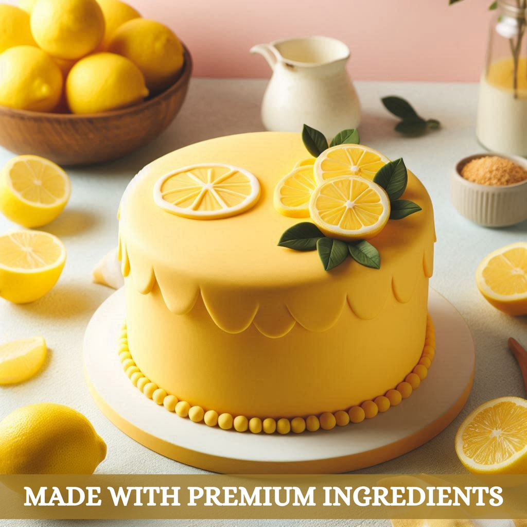 lemon yellow sugarpaste 1 kg