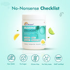 Dr. Morepan Marine Collagen Powder with Glutathione, Hyaluronic Acid, Resveratrol & Biotin Lemon Lime Flavour - Distacart