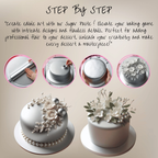 confect shimmering silver sugar paste br b 250 gms b